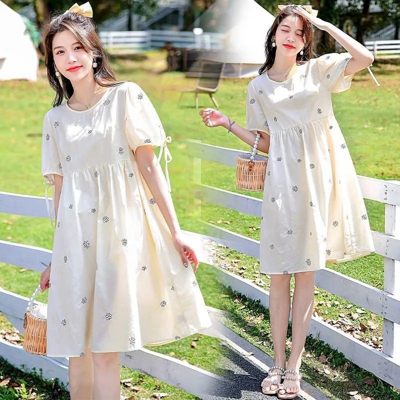 Plus Size Maternity Dress for Pregnant Women Casual Korean Fashion Pregnancy Dress Wear Shopee Philippines