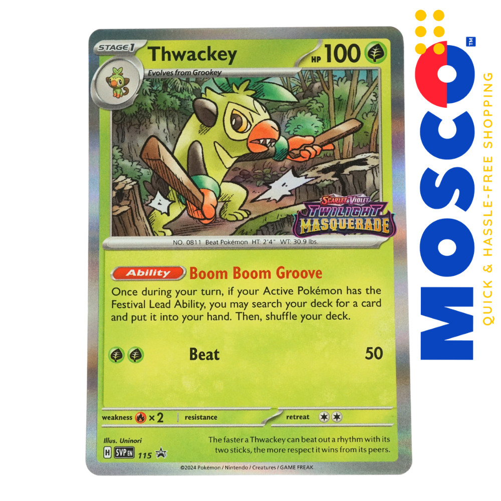 Thwackey - 115 - SV: Scarlet & Violet Promo Cards | Pokemon TCG ...