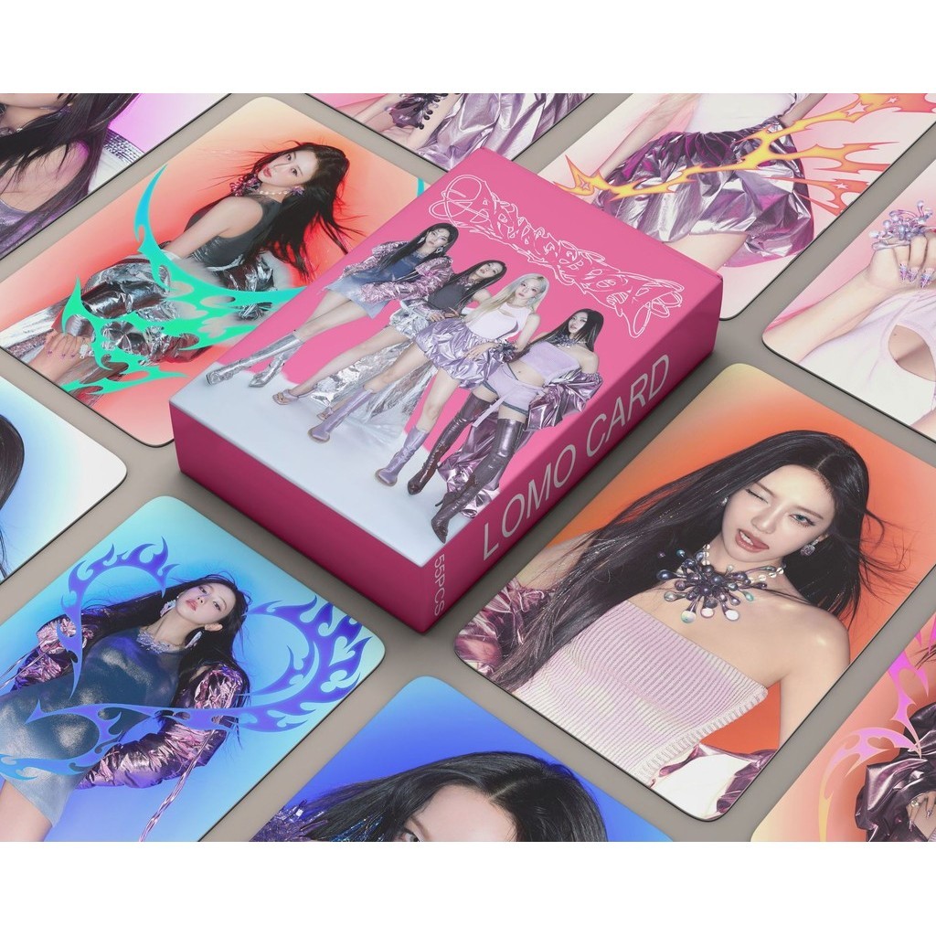 Set De 55 Cartes Photo Aespa (KARINA, WINTER…) | Taille 5.5x8.5 Cm | Non Répétitives | Collection Fans K-pop | Cadeau Pour Filles - 3