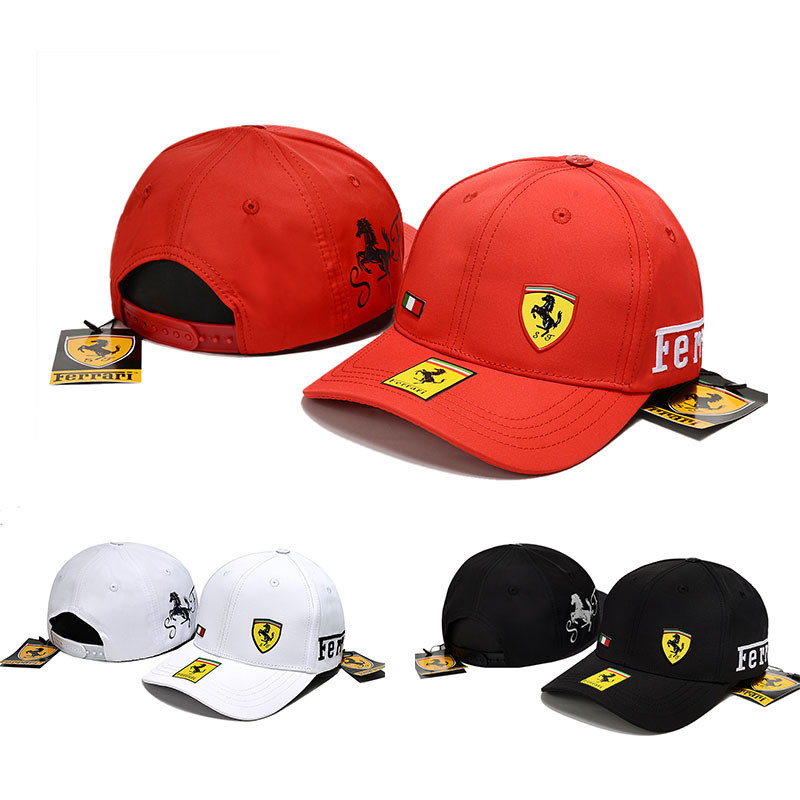 Scuderia Ferrari Formula 1 Racing Hats for Men and Women 2024 F1 New GP ...