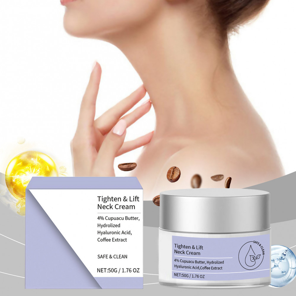 Tighten & Lift Firming Neck Cream,2PCS Neck Firming Cream,Anti Aging Neck Cream For Sagging And Tighten,Lifting Sagging Skin & Smooth Neck...