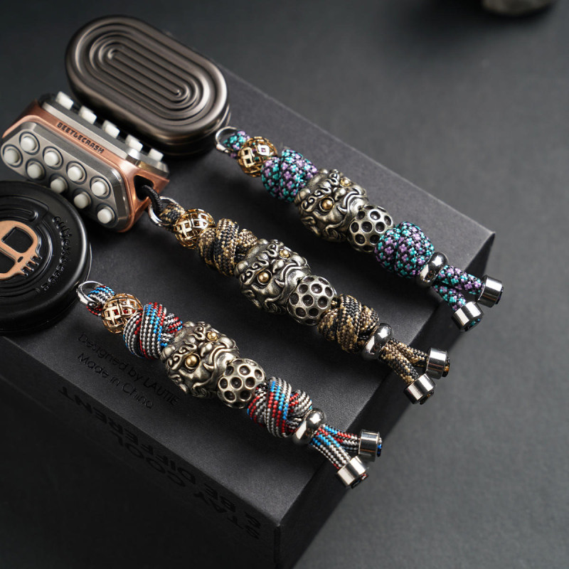 CNEDC Handmade Woven Paracord Keychain Pendant Bag Accessories Pendant ...