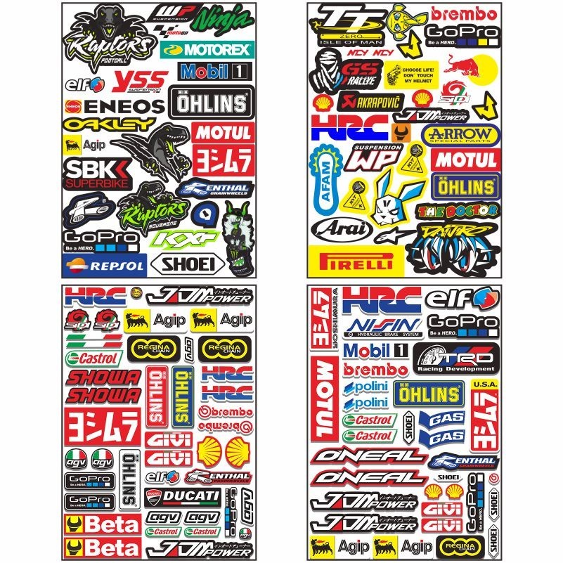 J@panes redbul waterproof sticker for motorcycle electric vehicle ...