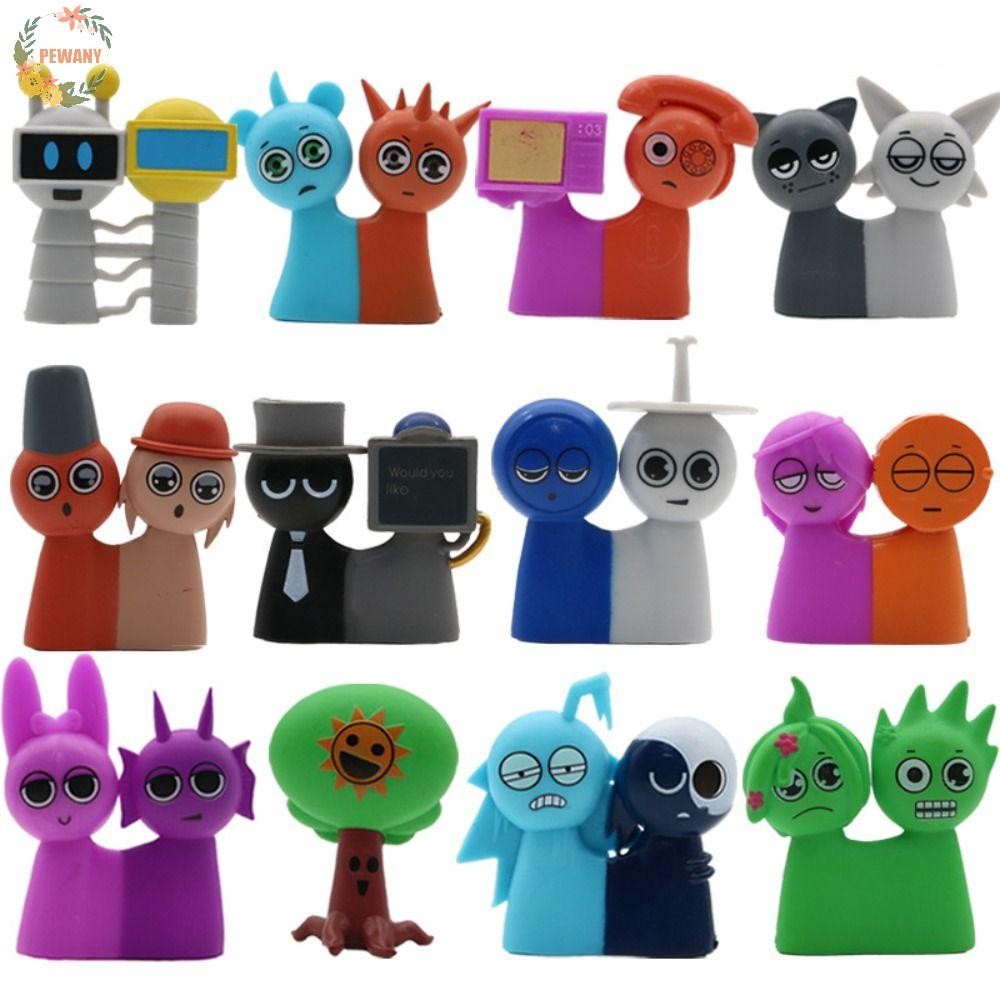 PEWANYZZ 12pcs/set Sprunki Figures Toy, PVC Sprunki Game Sprunki Mode ...