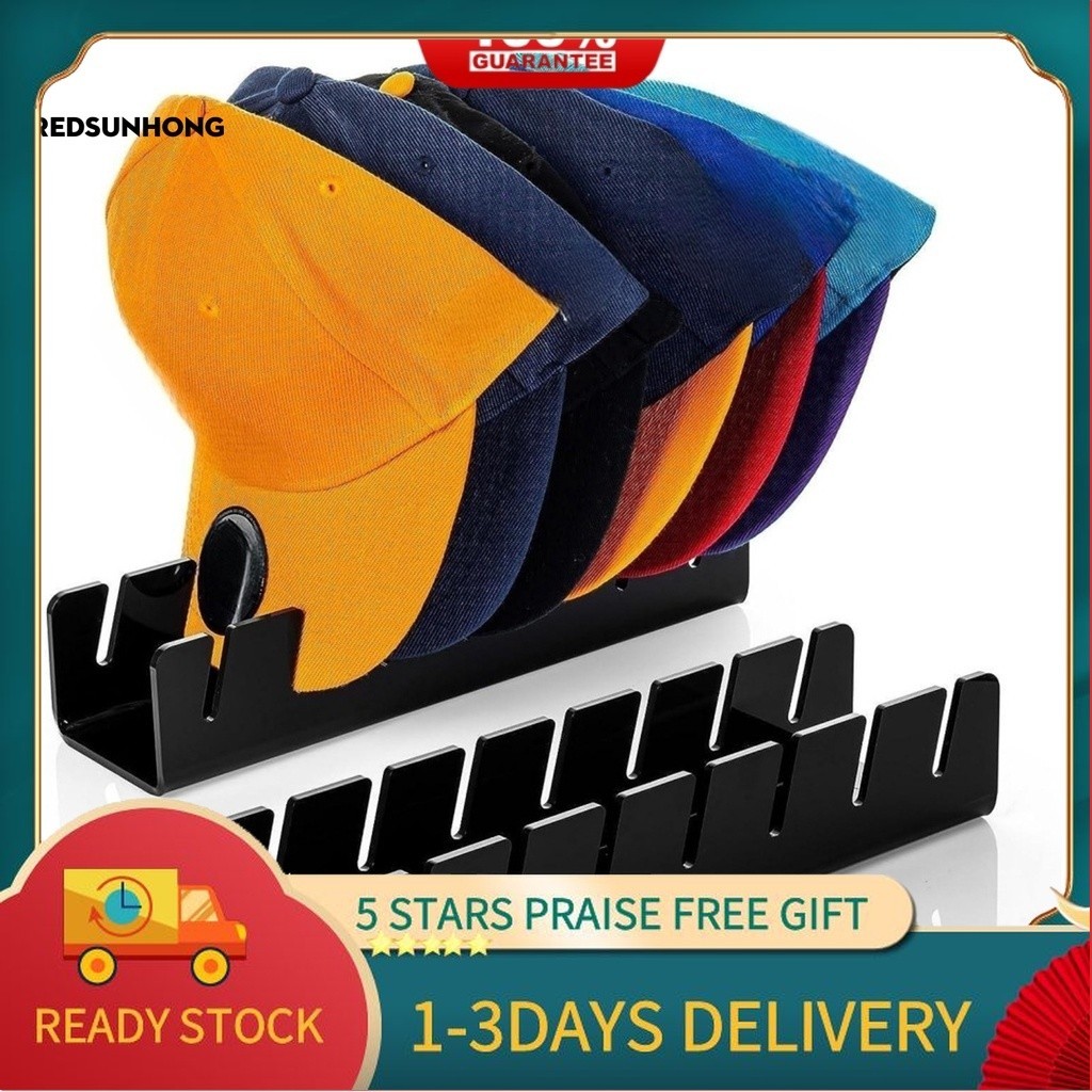 【COD]Hat storage rack can accommodate 7 hats, baseball caps, acrylic ...