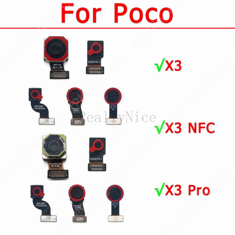 Rear Front Camera For Xiaomi Mi Poco X3 NFC Pro Backside Facing Frontal ...