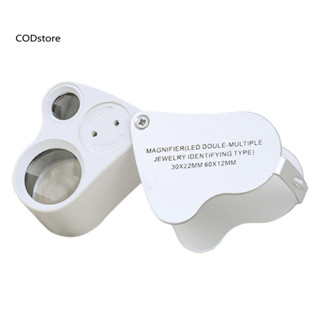 KDCOD* Jewelers Magnifying Glass Led Light Magnifying Tool Portable ...