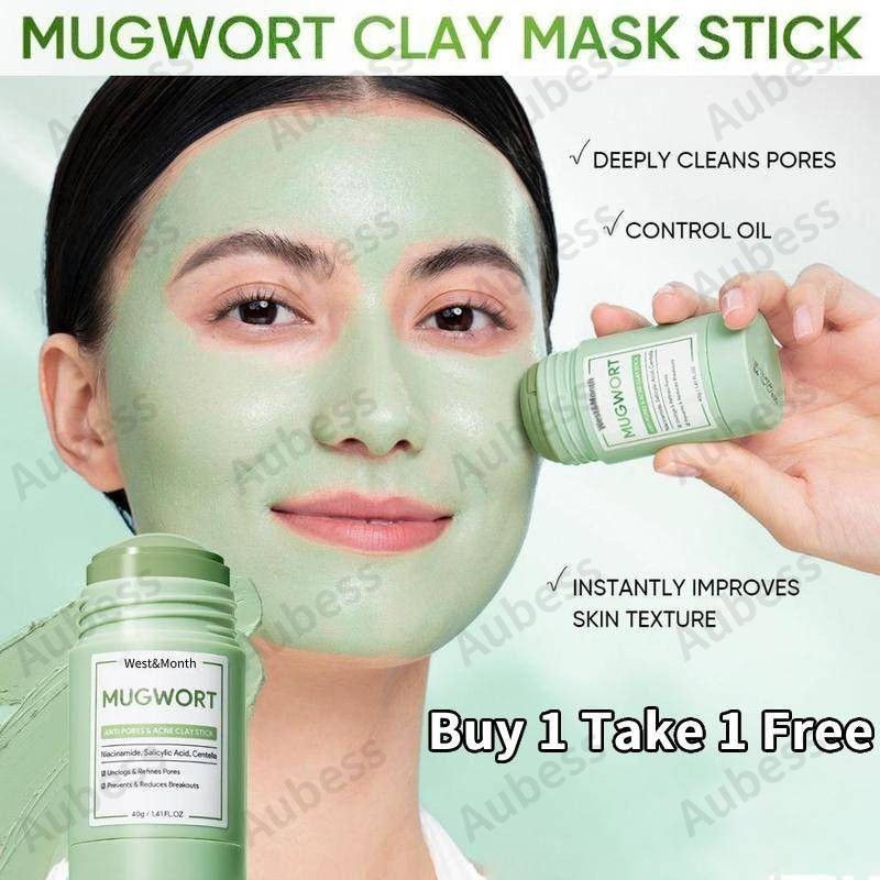 [buy 1 Get 1 Free] Cod Sales West&month Mugwort Solid Mud Film Oil ...