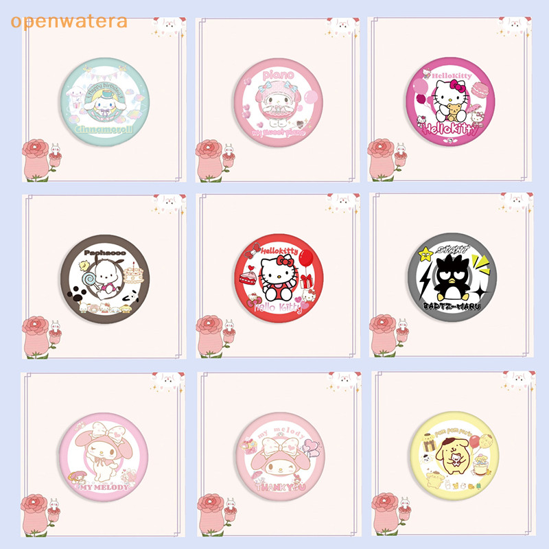 openwatera Cute Cartoon Sanrio Tin Badge And Chest Badge Cinnamoroll ...