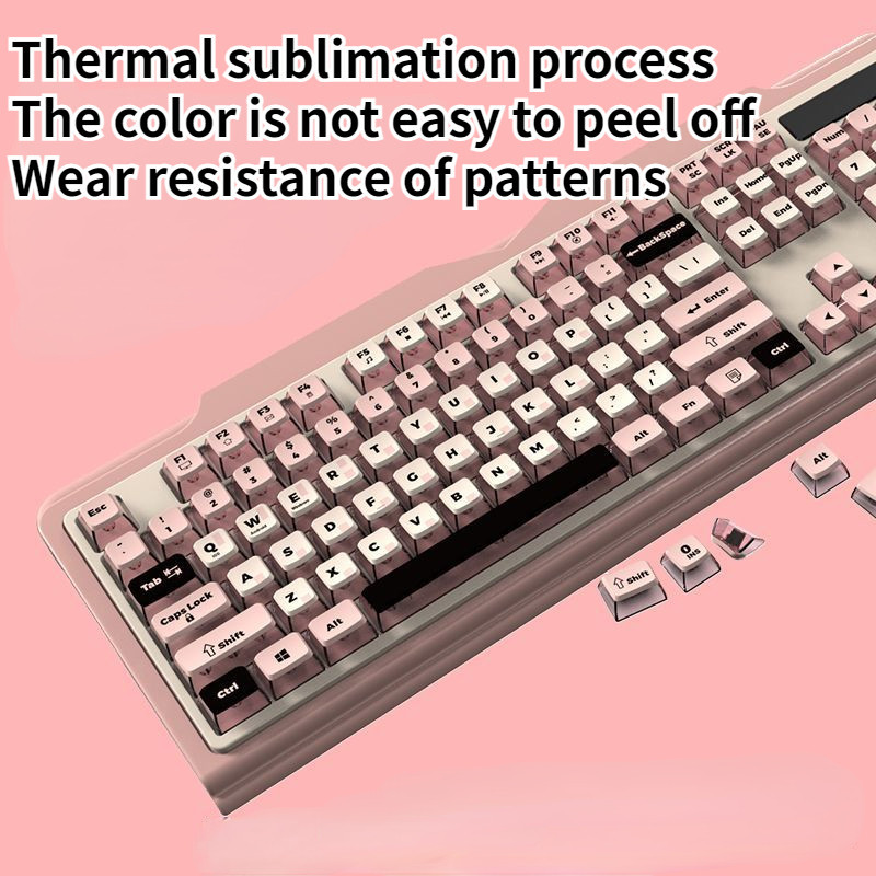 E-sports Tech Style Pudding Keycaps PBT Sublimation 116 Keys Cute ...