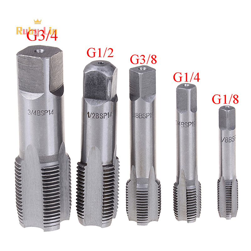 Ruby Lin G1/8 1/4 3/8 1/2 3/4 HSS Taper Pipe Tap BSP Metal Screw Thread ...