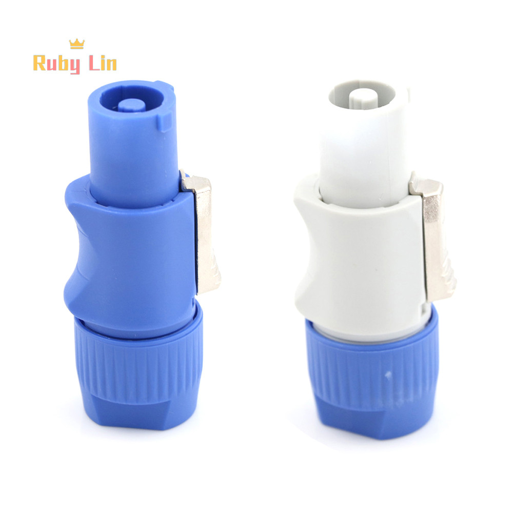 Ruby Lin New white/blue connector NAC3FCA PowerCon 20A AC Cable Nice ...