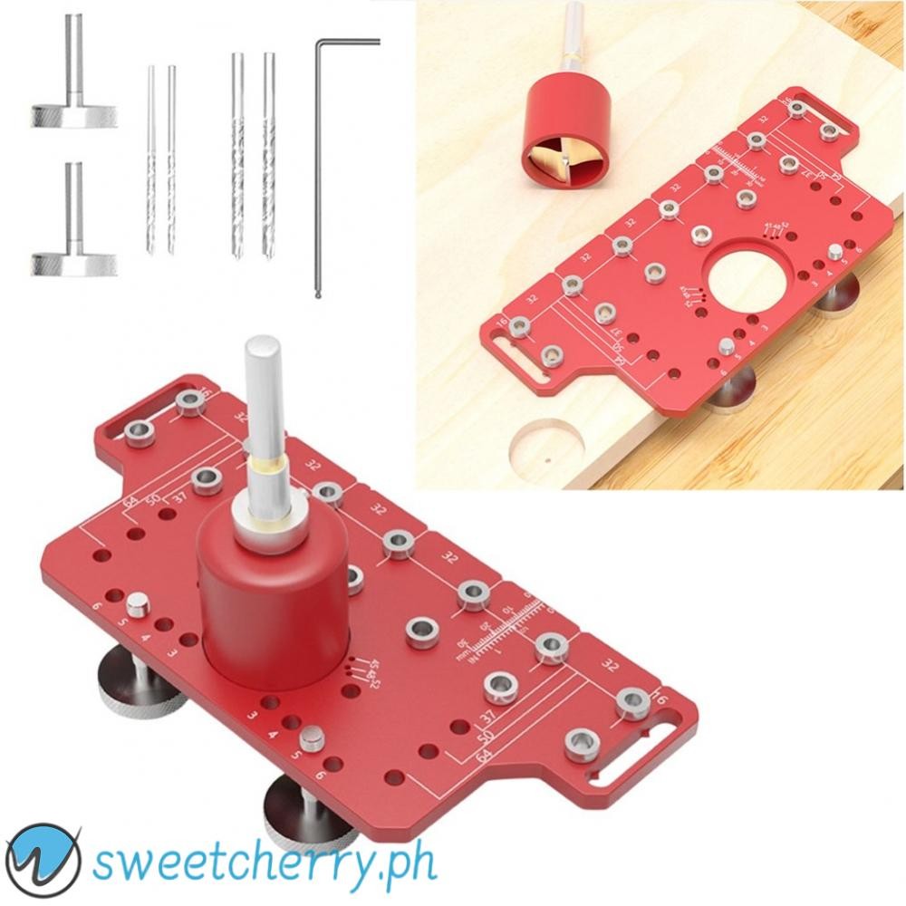 Shelf Pin Gauge Drilling Guide Template System Holes Jig Hinge Puncher ...