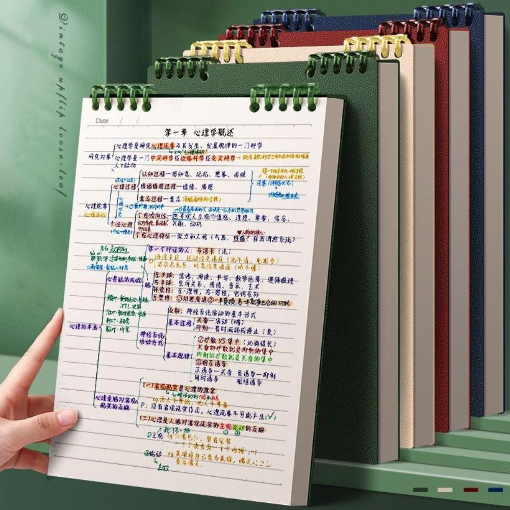 ROSE 60Sheets/Book Loose-leaf Notebook, A5 Flip Up Notepad, Thickened ...