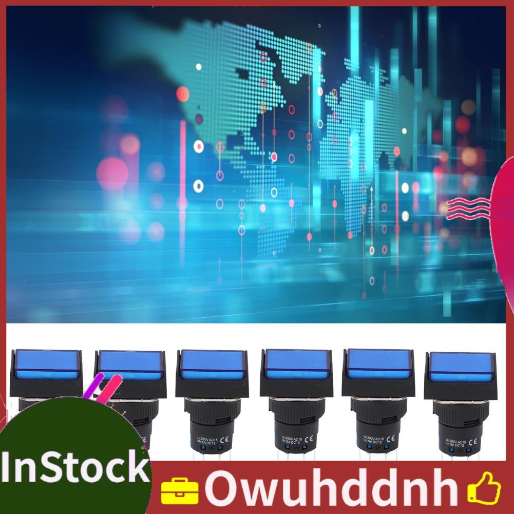 Owuhddnh Momentary Push Button 5A Operating Current Switch for ...