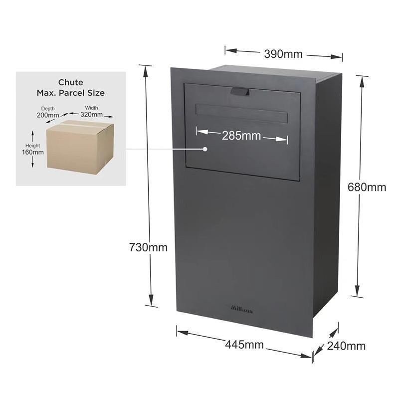 Doorway Home Anti-theft File Bag Personal Office Entrance Box Parcel ...