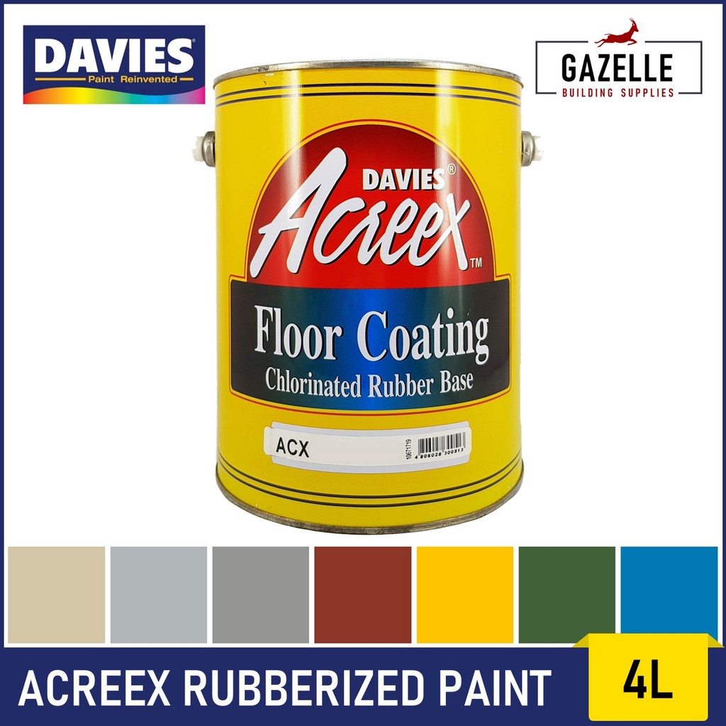 Davies Acreex Rubberized Floor Paint Reducer - 4L | Shopee Philippines