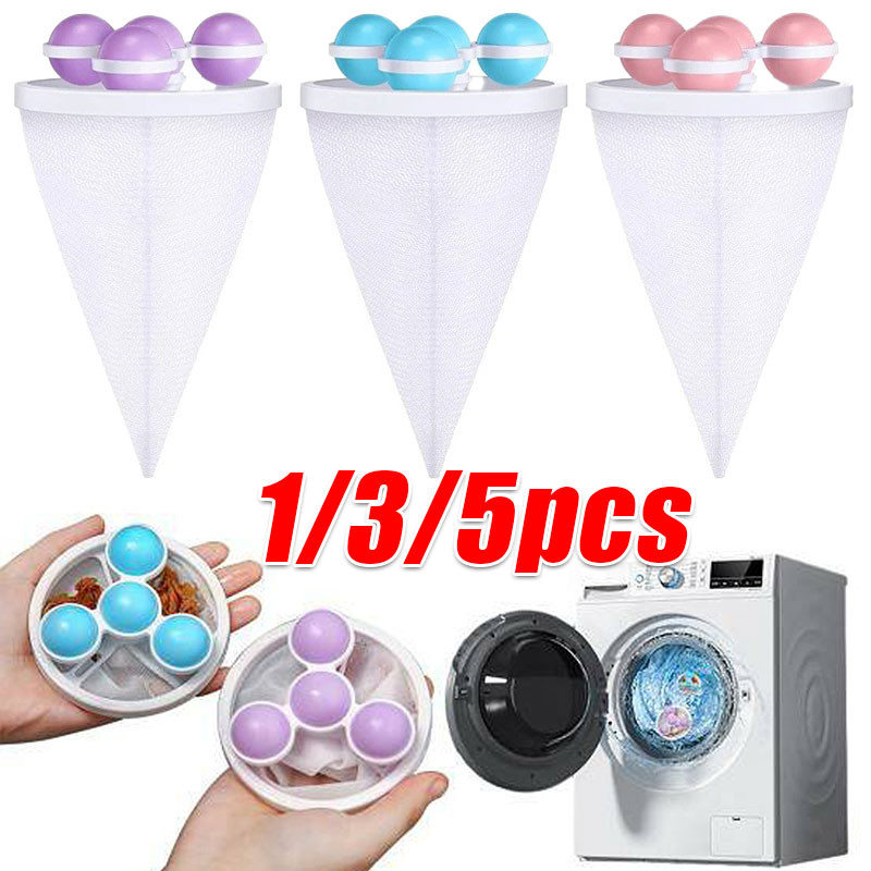 Floating Washing Machine Mesh Net Filter / Pet Fur Hair Remover Catcher ...