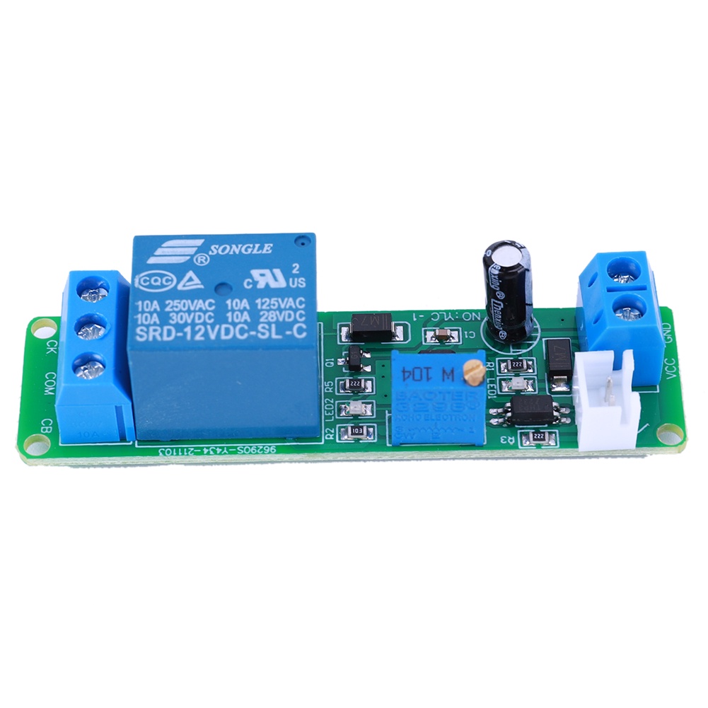 DC 12V Adjustable Turn OFF Relay Module 1-10sec Delay Switch for Smart ...