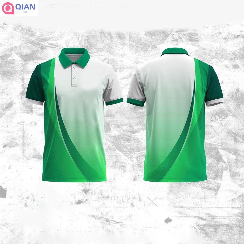 Sublimation Polo Shirts Green FULL SUBLIMATION POLO T-SHIRT POLO