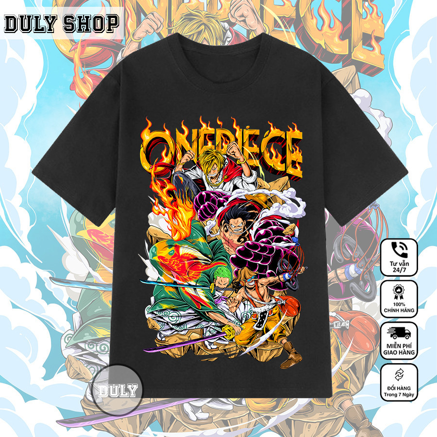 One Piece shirt, Anime shirt with Luffy G5, Zoro, Sanji, Ace latest ...