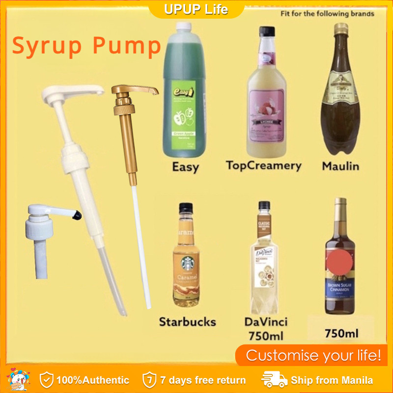 Good Times Coffee Co. Sauce Pump Dispenser (Pack Of 2) - Fits Torani 64oz Bottles