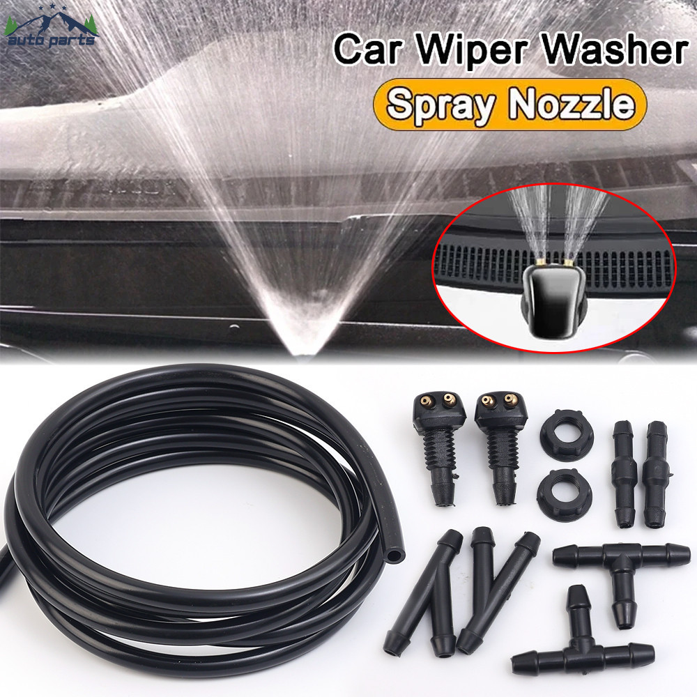 Windshield Washer Spray Kit I/T/Y 3 Type Pipe Adapter Connectors Car Repairing Accessories
