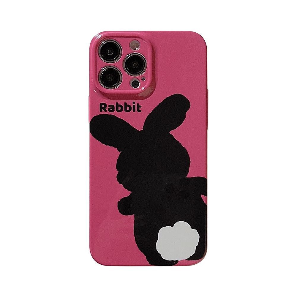 Vivo phone case Black Rabbit Back Shadow vivo Phone Case V23 Simplified ...