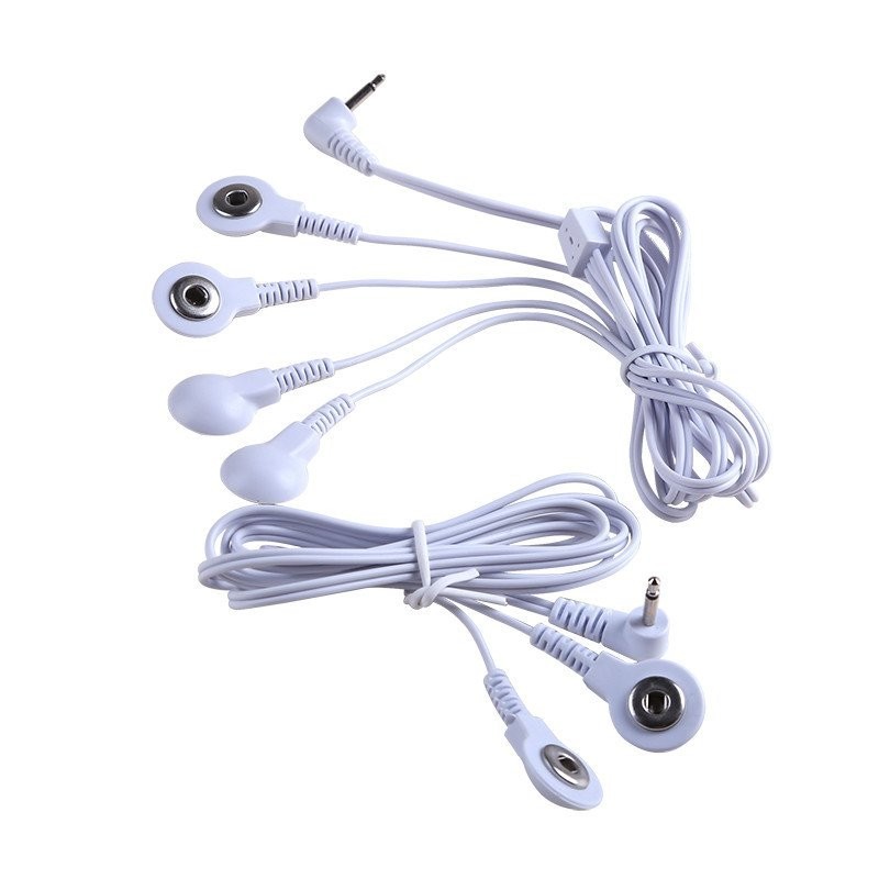 2/4 Ways 2.5MM Electrode Tens Cable Conductive Line Wire for Electrode ...