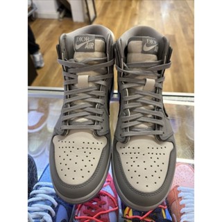 2024 Air Jordan1 DIOR Retro High Grey/Black-sail Men's and Womens ...