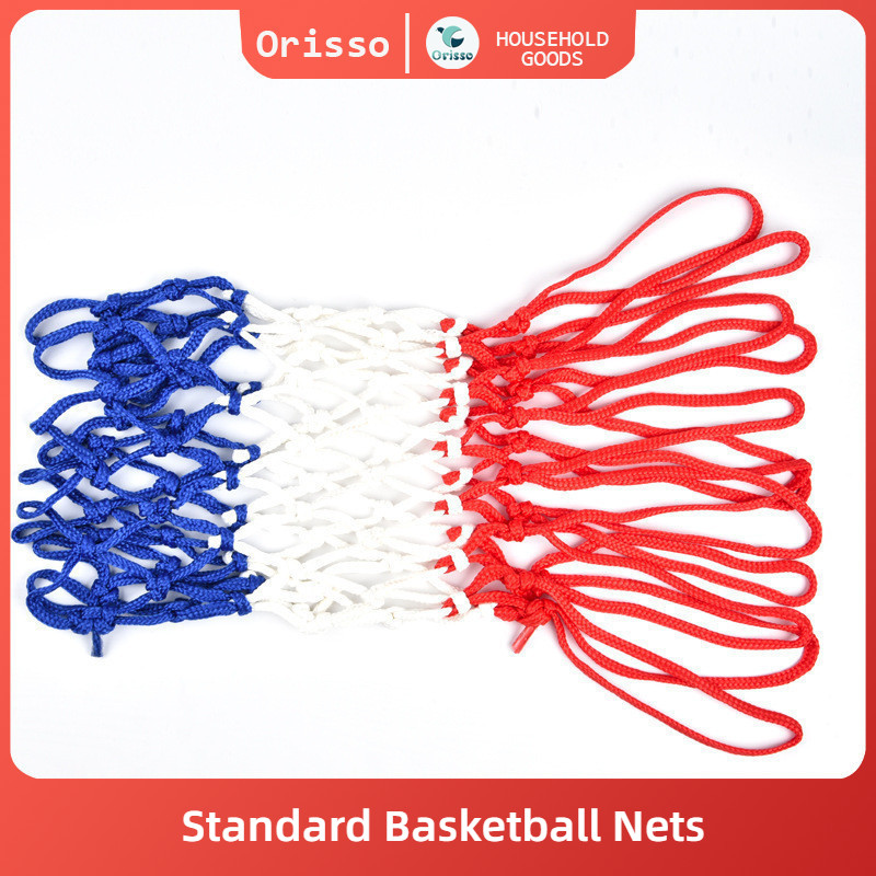 Orisso 4mm/5mm Standard Basketball Nets All-Weather Heavy Duty Outdoor ...