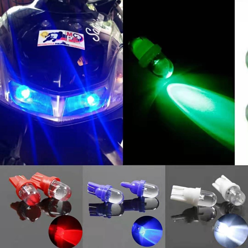 COD 2pcs T10 LED LIGHT Bullet Wedge Bulbs Vehicle Lighting Speedometer ...