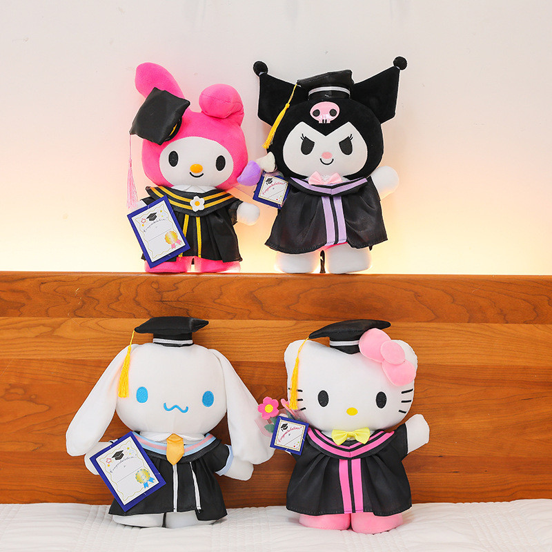 YE Congratulations Sanrio Graduate Series Plush Dolls Trencher Cap ...