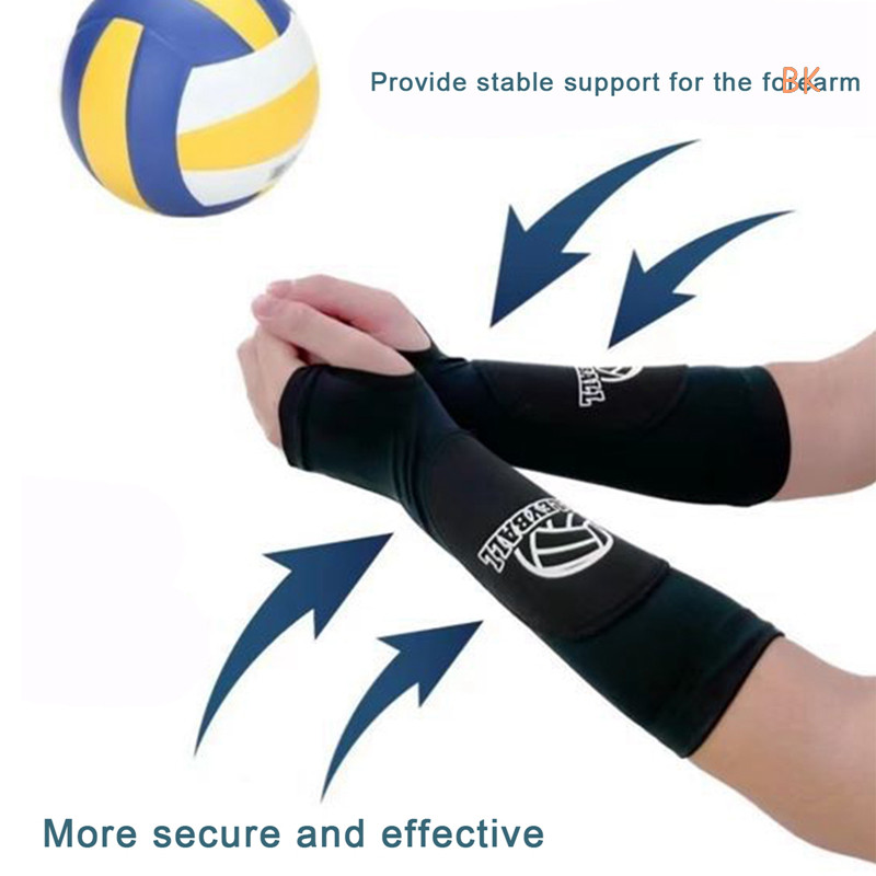 Oshhni Volleyball Arm Sleeves, Passing Hitting Forearm Sleeves, Volleyball Gear, Volleyball Compression Sleeves, Volleyball Arm Pads, Black, M