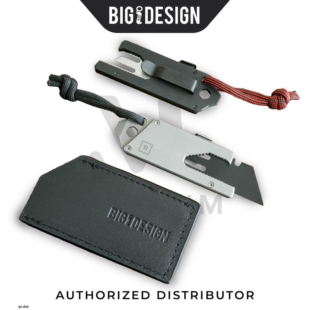BIGIDESIGN TPT Slide with EZ Swap - Titanium Pocket Multitool Cutter ...