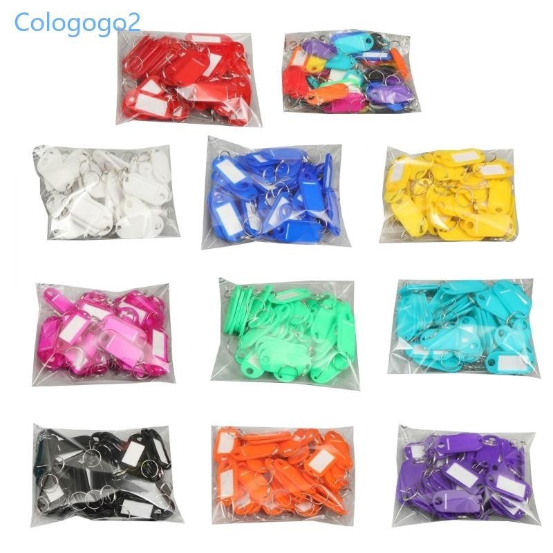 COLO 50 Pieces Set Keys Tags Keys Identifiers Keys Labels with Split ...