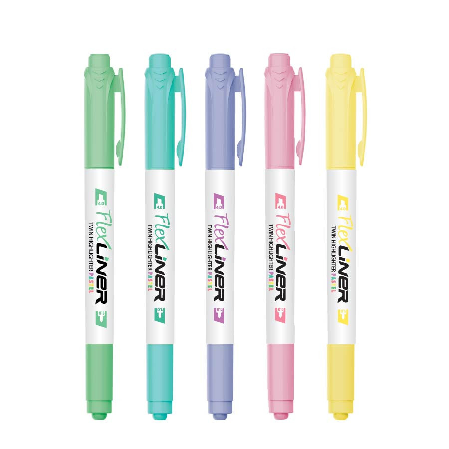 FlexOffice FlexLiner Twin Highlighter Pastel | Mr. Paper | Shopee ...