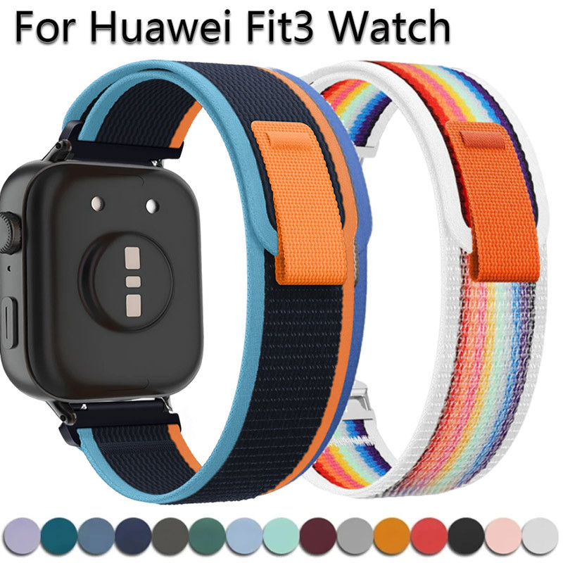 Nylon Trail Loop Band compatible For Huawei Watch Fit 3 Strap Bracelet