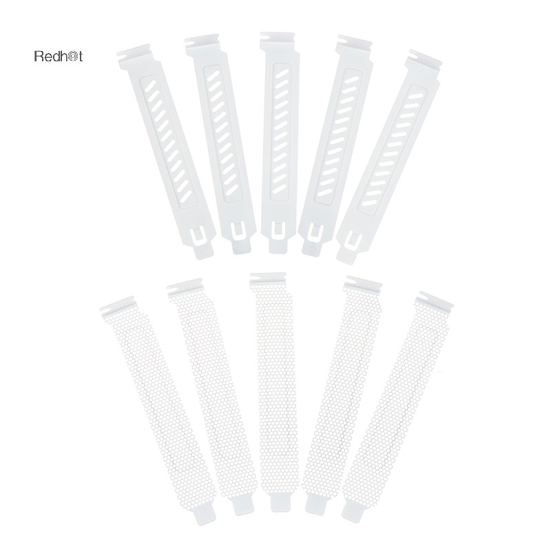 5Pcs Desktop Computer Host Chassis PCI Cooling Dust Filter Baffle PCI ...