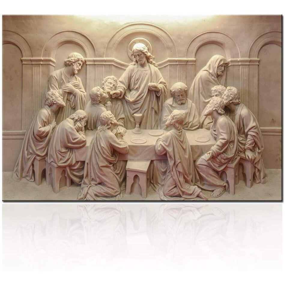 Canvas Print Living Room Decorations Lord Supper Picture The Last ...