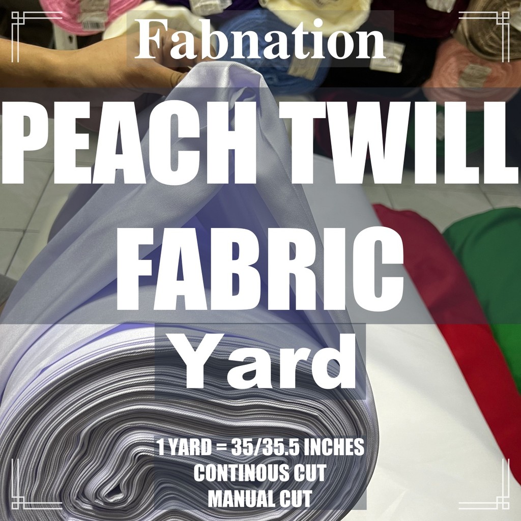 Shop peach twill fabric for Sale on Shopee Philippines