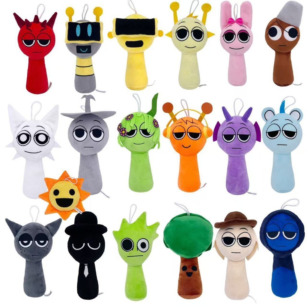 Sprunki Plush Toys Horror Game Sprunki Incredibox Plushie Cartoon Cute ...