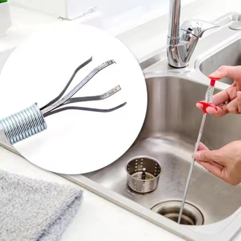 Drain Unblocker Drainage Clog Remover Clog Flexible Auger Snake Rod ...