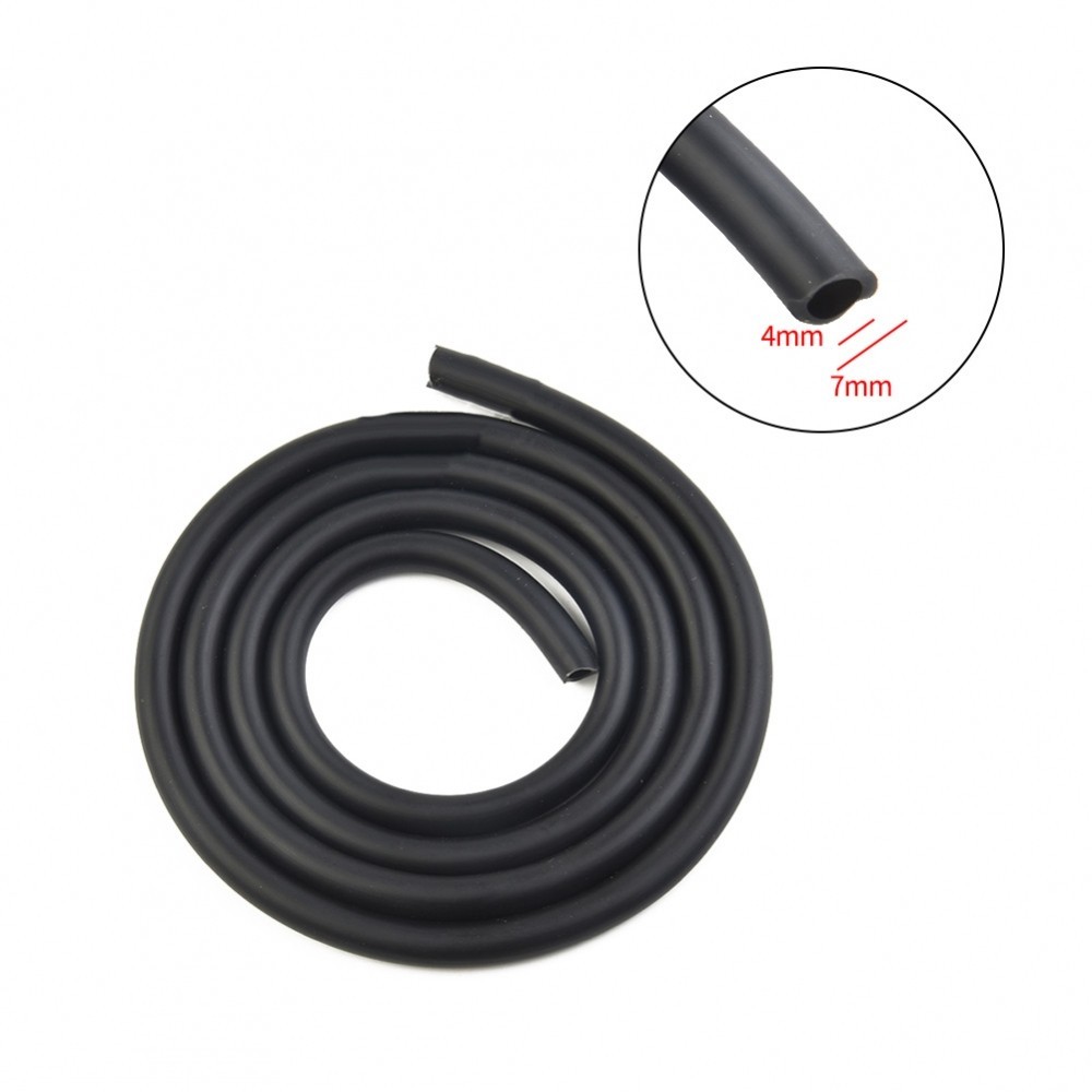 1 Meter Black Fuel Line Hose NBR Material 5mm ID 8mm OD Diesel Petrol