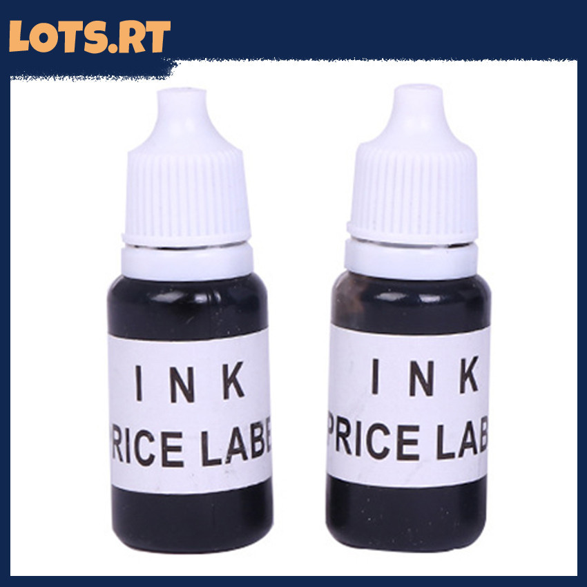 1 / 2Pcs Black Refill Ink For Price Labeller Digital Marking Coding ...