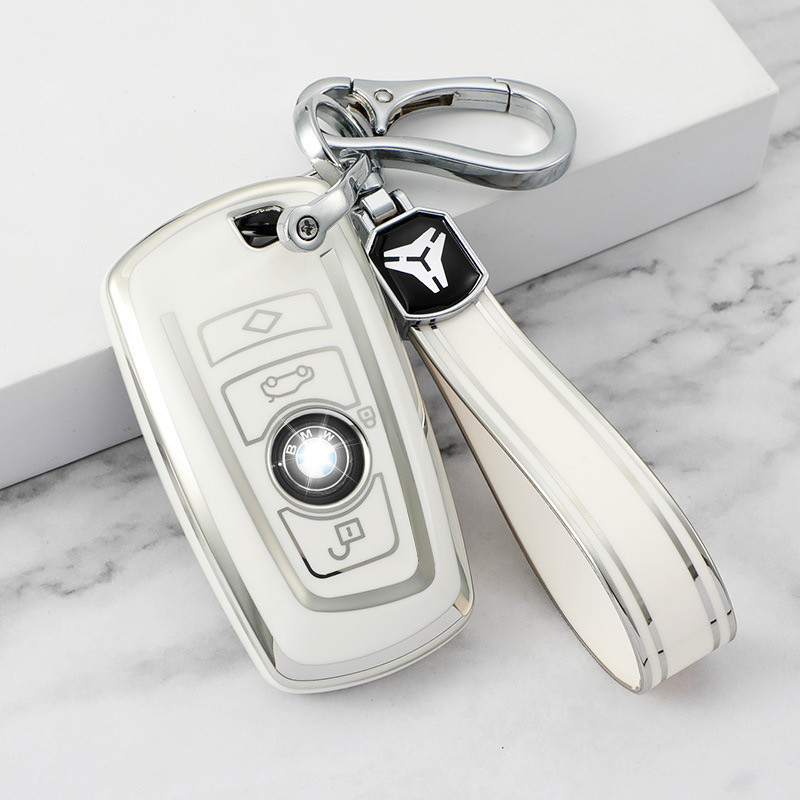 For BMW X1 X5 X6 5 7 Series Keychain Key Accessories Silicone Cover ...
