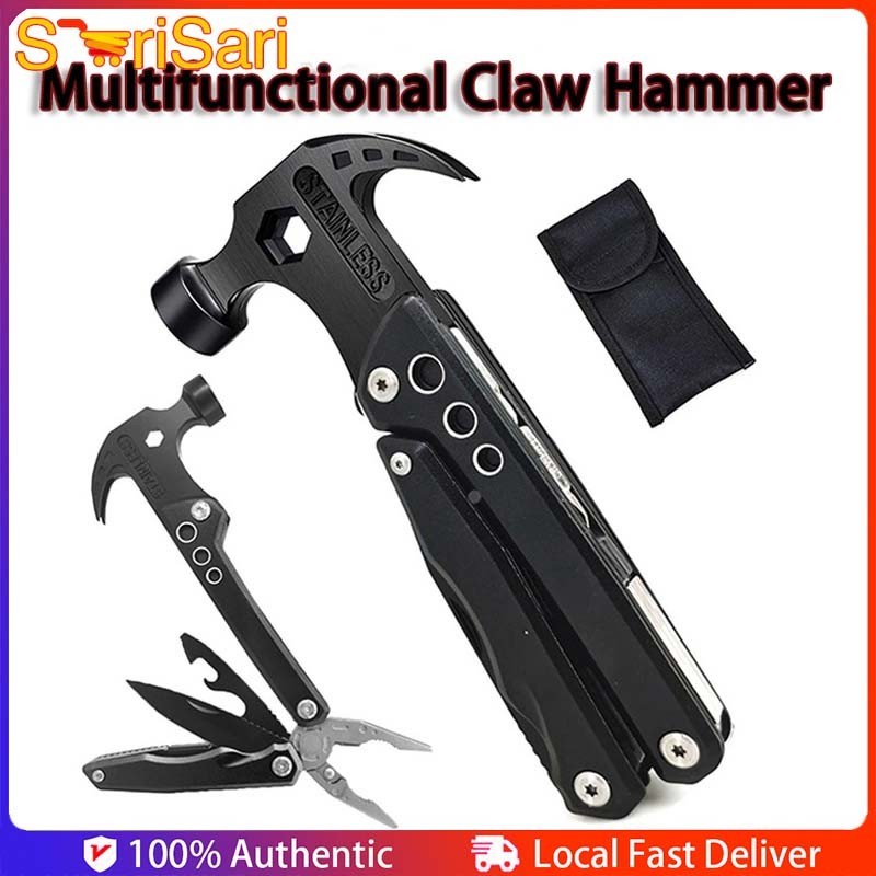 Multi-tool Hammer Multiporpose hammer emergency repair hammer 12 in 1 ...