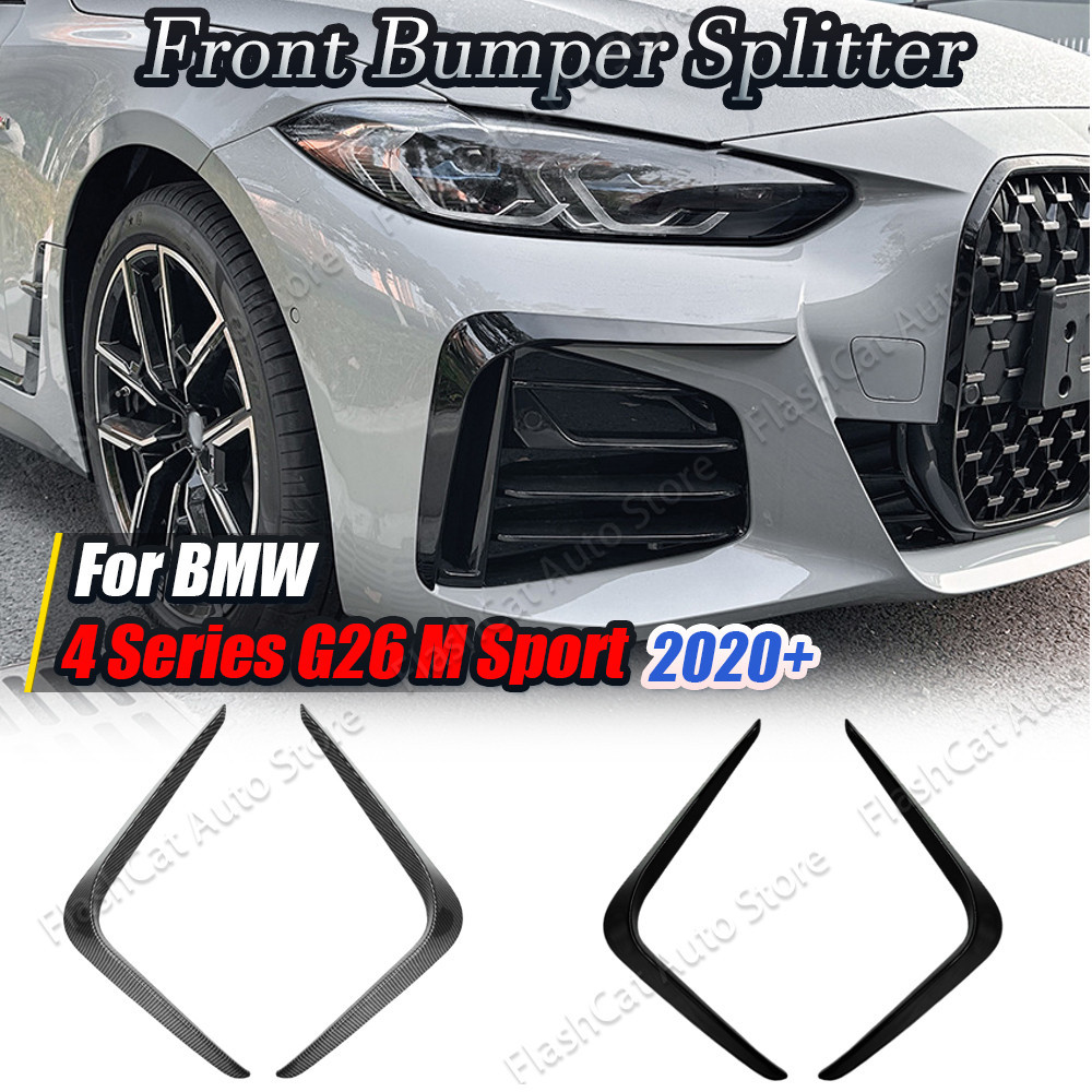 G24 G26 M Sport Car Front Bumper Spoiler For BMW 4 Series i4 M50 4-Door ...