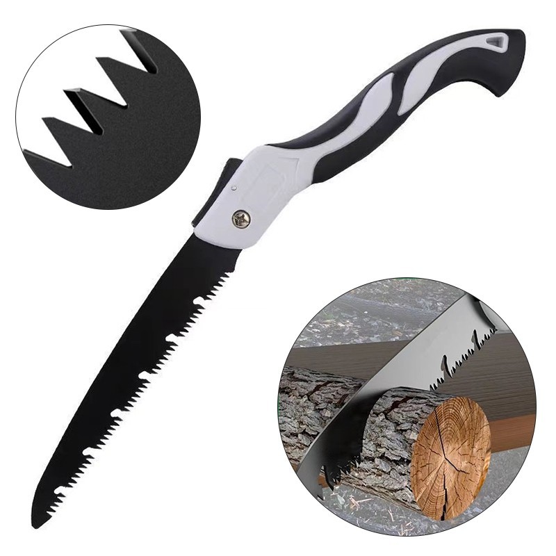 16 Inch Hand Saw – Aggressive Teeth For Wood Trimming, Tree Branch Pruning & PVC Pipe Cutting, Anti-Slip Handle