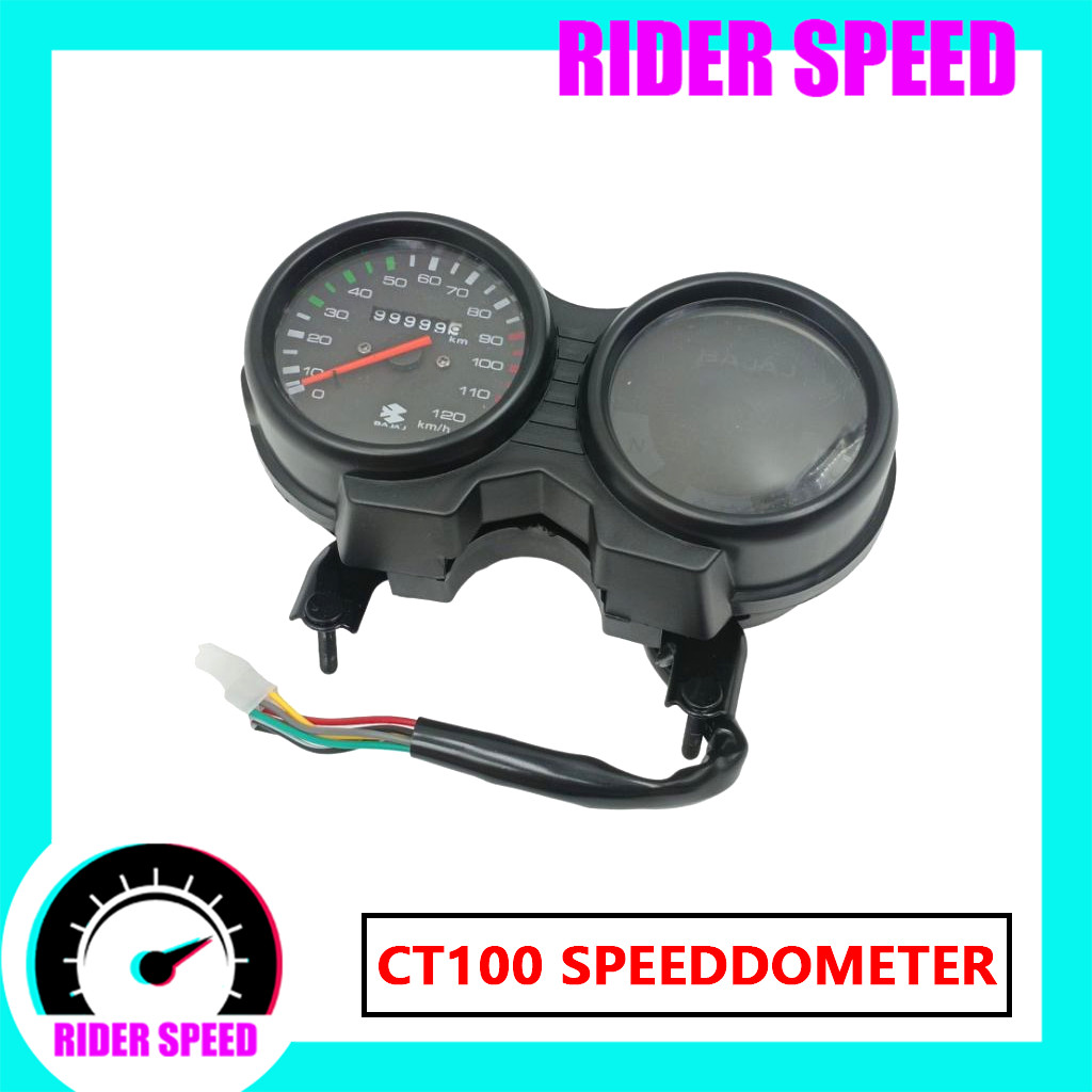 BAJAJ/CT100 SPEEDOMETER GAUGE ORIGINAL RACING HIGH QUALITY REPLACEMENT  PARTS [RIDER SPEED]